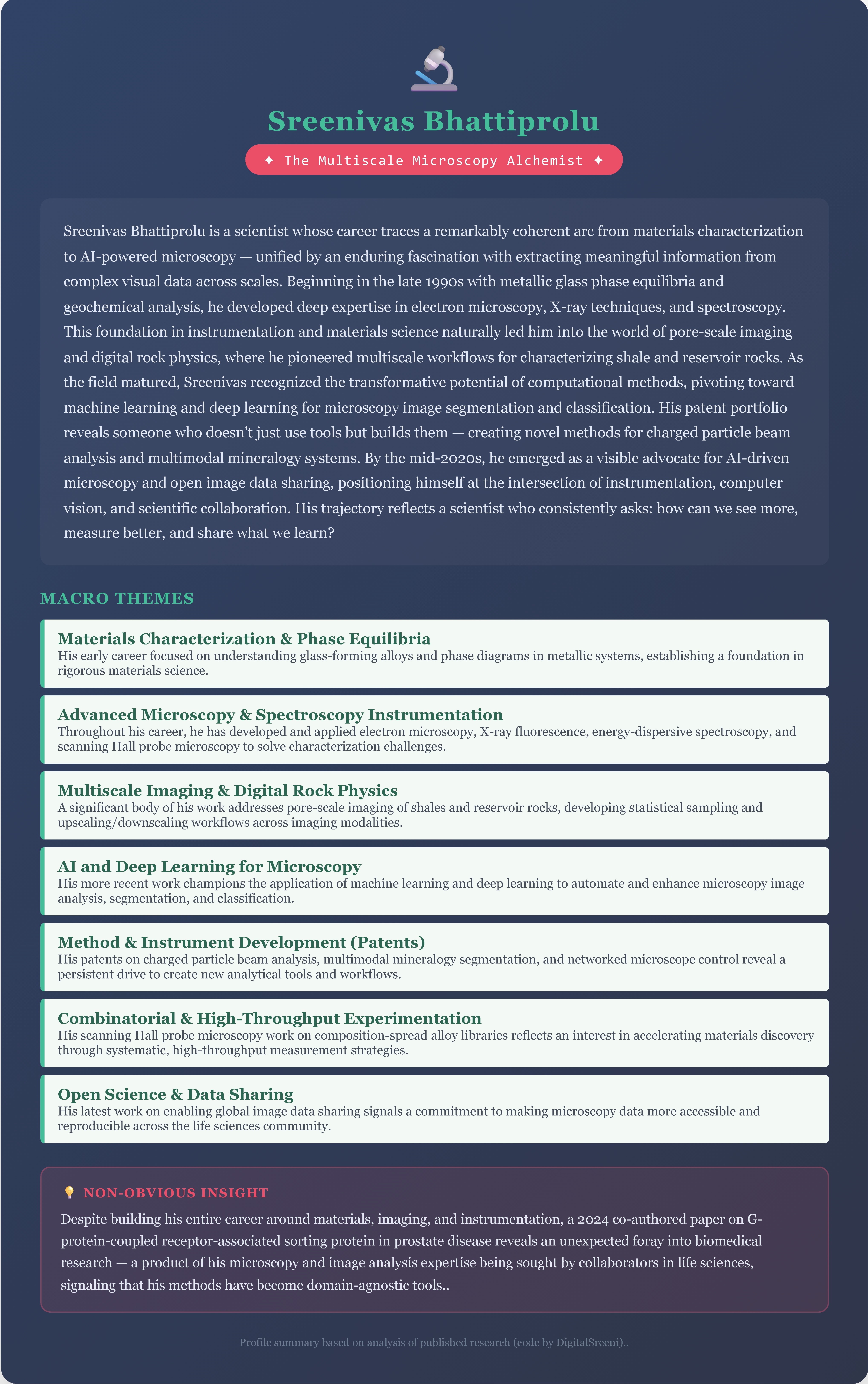 AI description of researcher